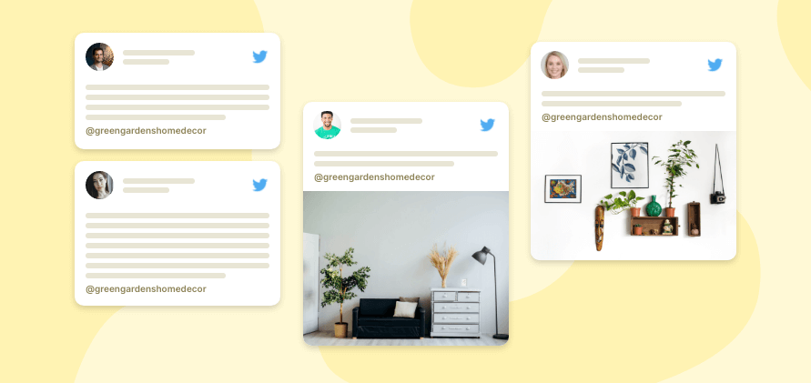 twitter feed on website example