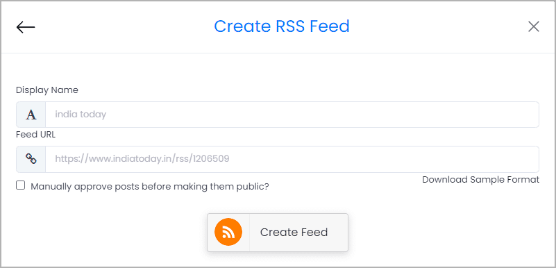 RSS feed plugin by Tagembed
