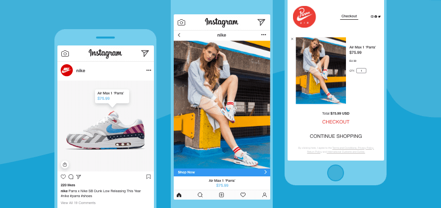 social commerce examples_instagram